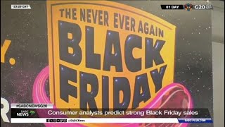 Consumer analysts predict strong Black Friday sales