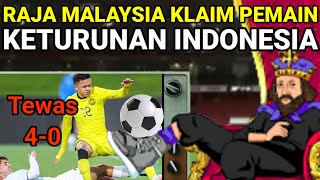 Heboh, Raja Malaysia Klaim Pemain Keturunan Indonesia.  MALAYSIA 0: SELANDIA BARU