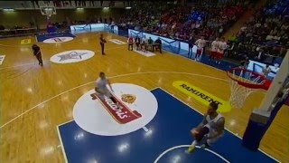 Latvian basketball league All-Star game Slam Dunk contest 2016