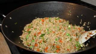 How To Make Vegetable Fried Rice.