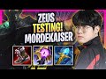 ZEUS TESTING MORDEKAISER IN KOREA SOLOQ! - T1 Zeus Plays Mordekaiser TOP vs Renekton! | Season 2024