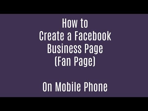 how to create facebook page on mobile phone how to create facebook page on mobile phone