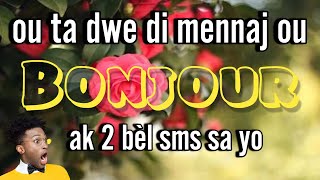 waw beb kotew jwenn ak 2 bel sms sa yo....fe mennaj ou konplimante pou 2 bel sms Bonjour sa yo😍