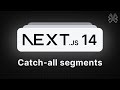 Next.js 14 Tutorial - 9 - Catch all Segments