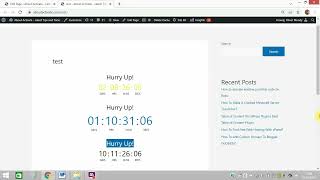 How To Add Countdown Timer In WordPress Without Elementor