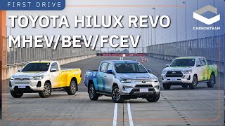 สัมผัสแรก ! TOYOTA HILUX REVO 3 ขุมพลัง HYBRID BEV และ FCEV ก่อนขายจริง ไม่นานเกินรอ! | Carsideteam