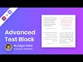 How to Setup Advance and Basic Text Content using Widget of The Plus Addons for Elementor?