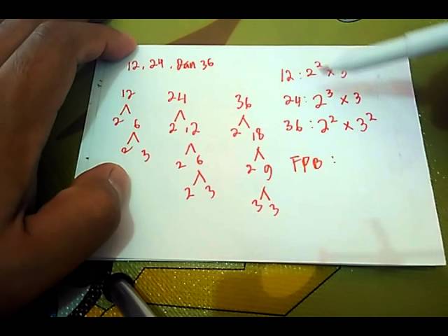 Cara Mencari Fpb Tiga Bilangan Belajar Menentukan Nilai Fpb Dan Kpk