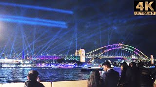 4K UHD Vivid Sydney 2023: Circular Quay Walk Tour - A Spectacular Display of Lights