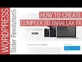 How To Create Complex Parallax in Slider Revolution 5