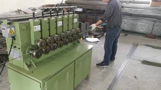 Hexagon and square bar brass and copper bar irregular straightening machine