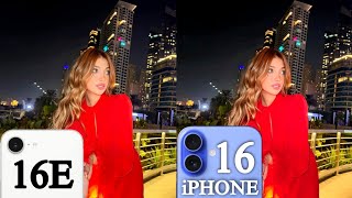 iPhone 16E VS iPhone 16 Night Mode Camera Test