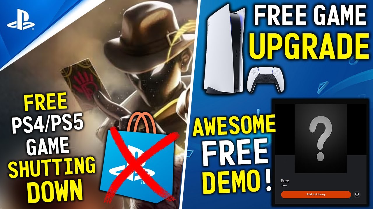 Free PS4/PS5 Game SHUTTING DOWN, Free Game Upgrade Update + Great Free ...