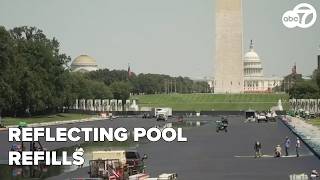 🔴 LIVE | THE REFLECTING POOL IS REFILLING