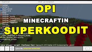 MINECRAFT - OPI SUPERKOODIT