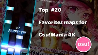 Osu!Mania | Top 20 Favorites maps