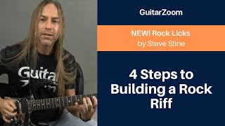 4 Steps to Building a Rock Riff | Rock Licks Workshop