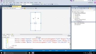 A Simple UWP Application with buttons and textbox