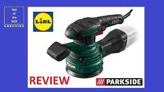 Parkside Random Orbital Sander PEXS 270 C3 REVIEW (Lidl 270W 12000 min-1 1.6kg)