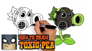 How to Draw Plants vs Zombies | Toxic Pea