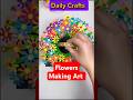 Learn how to make flowers with paper | paper craft paper craft ideas | #4000hourswatchtime   #craft