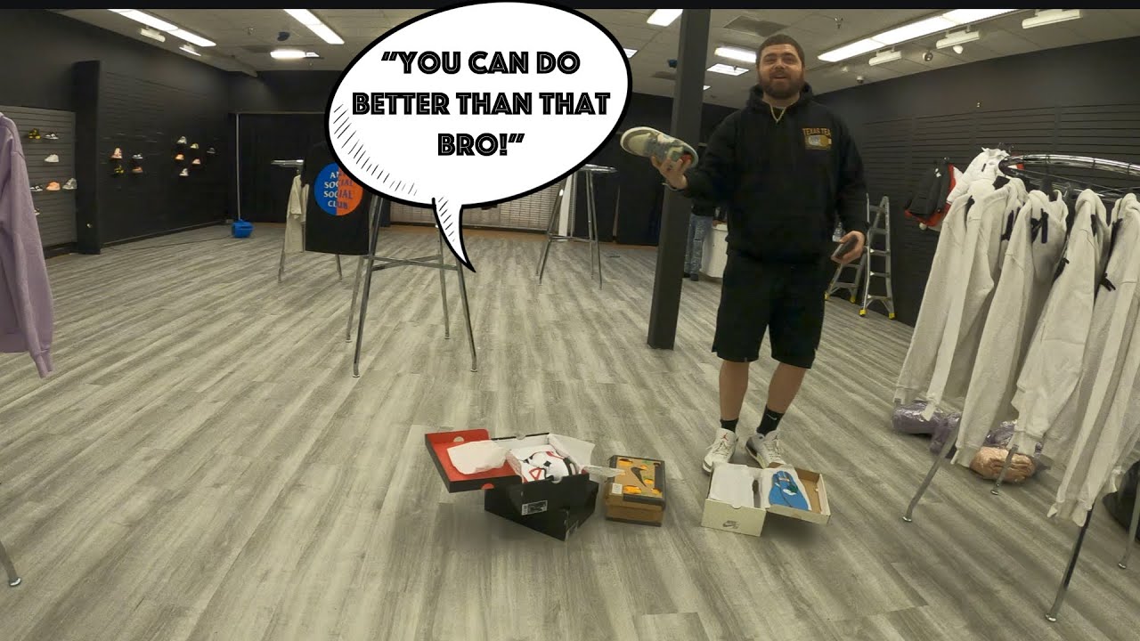 Buying Sneakers From A Sneaker Store Youtube