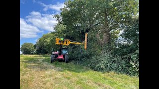 PRUNING HEAD METEOR T90R ON TELESCOPIC LOADER - COUP'ECO