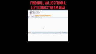 Find NULL values from a List using Java Stream #java8