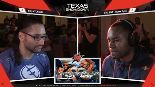 SFV TOP 8 TEXAS SHOWDOWN 2017 (EG NYCHRISG) vs (CYG BST SNAKE EYEZ)