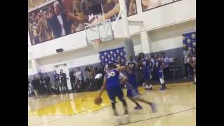 STEPH CURRY WITH THE QUICK MOVE AND SHOT ( NBA TRAINING CAMP)