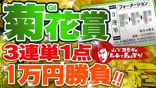 【時代が動いた】菊花賞で３連単１点１万円勝負！10/21京都11R菊花賞