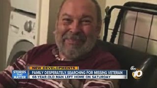 UPDATE: Family desperately searching for missing veteran