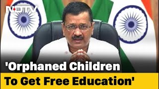 Delhi Announces Free Education For Children Orphaned By Covid