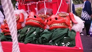 ２０２３年大槌町吉里吉里　天照神社祭典　浪板大神楽　門打ち