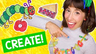 THE VERY HUNGRY CATERPILLAR ACTIVITY | Craft for Kids and Toddlers at Home | Learn to Draw with Bri!