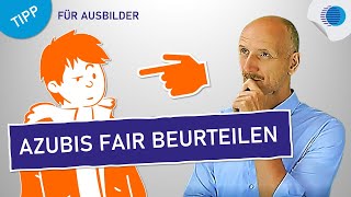 Wie beurteilst du die Leistungen deines Azubis fair und professionell?