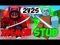 2v2ing with XDEMON in Roblox The Strongest Battlegrounds