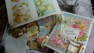 Anna Griffin Big Birthday Card Making Boxed Card Kit Unboxing & Tutorial! So Easy & Gorgeous!