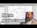 How to Perform AVL Tree Rotations - Step By Step Example