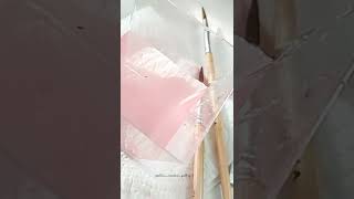 Acrylic painting for beginners | Easy lotus flower acrylic painting #shorts #acrylicpainting #artist