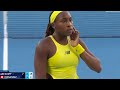 coco gauff vs leylah fernandez .. highlights .. r3 .. ao 2025