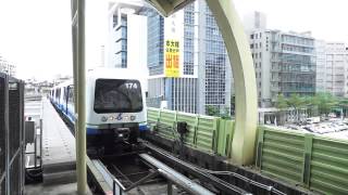 TRTC 台北捷運 文湖線 西湖站 列車出站