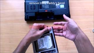 ACER Aspire 4750 - Adding Hard Disk via 2nd HDD Caddy, Remove Optical Drive