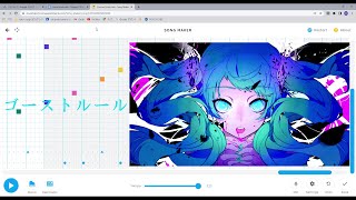 DECO*27 - ゴーストルール feat. 初音ミク　学校の授業で使ったソフトで曲作った　【Chrome music lab】