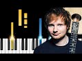 Ed Sheeran - Eyes Closed - EASY Piano Tutorial