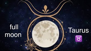 Full moon  in Taurus ♉️ 🌈👼💫🌻💚🧡