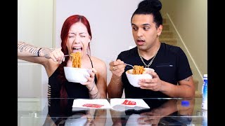 SPICY NOODLE CHALLENGE 2X WITH MY BESTFRIEND!! | Salice Rose
