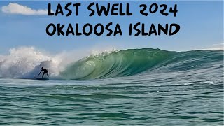 Insane Waves on Last Swell of 2024!!! Surfing Fort Walton Beach Destin Florida Gulf Coast Drone.