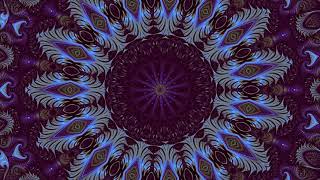 2Hr Sleep Sounds with 4K Psychedelic Visuals Mandala - Healing Psyart Video - Visualize Happiness