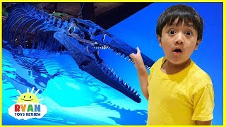 Dinosaur Science Children's Museum for kids with Ryan ToysReview